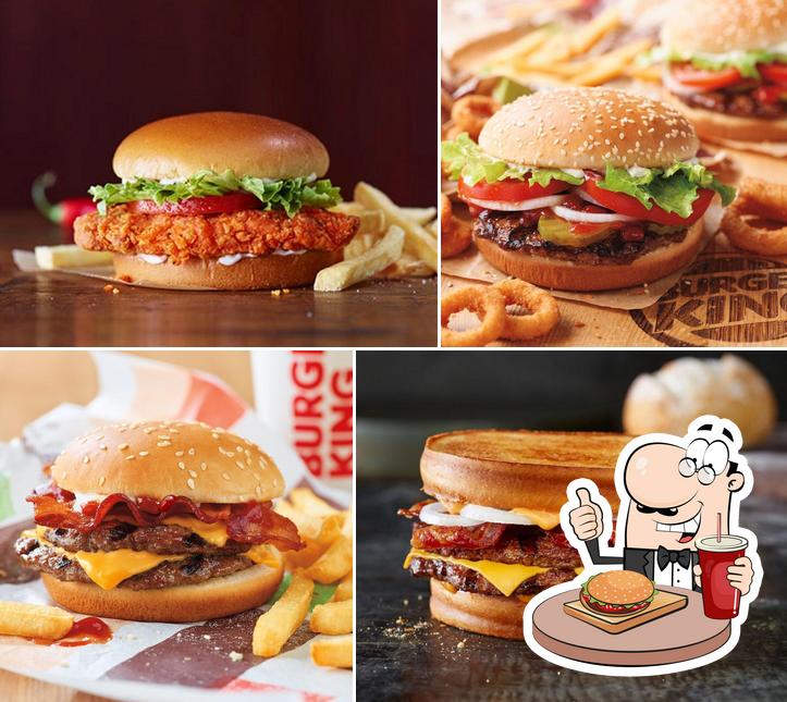 Order a burger at Burger King