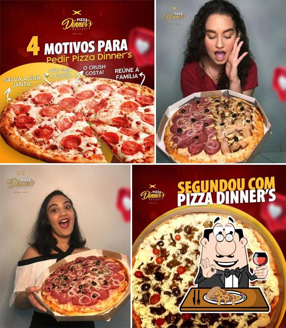 No Dinner's Pizzaria, você pode conseguir pizza