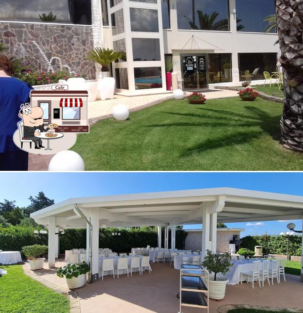 Puoi goderti l'aria fresca dal dehors di Villa Maria