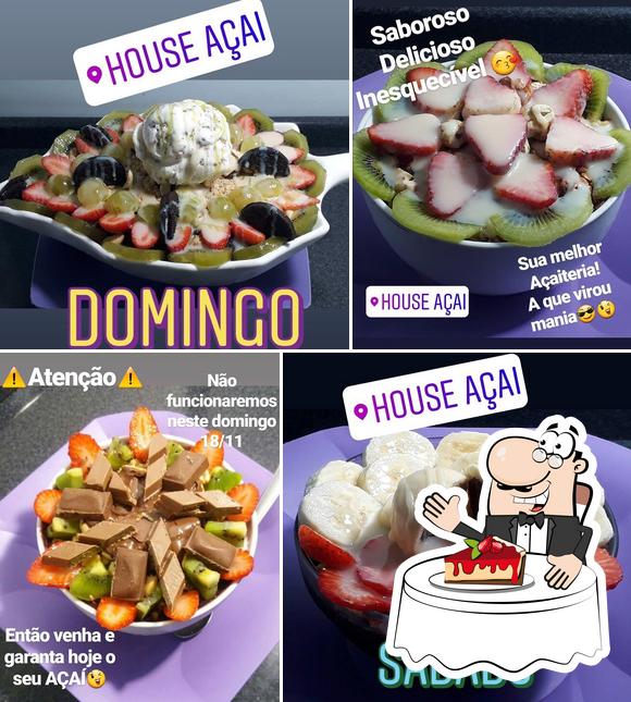 House Açai serve uma seleção de sobremesas