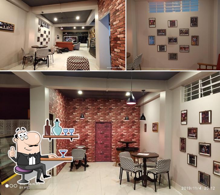 Take a seat at one of the tables at The Shillong Perk