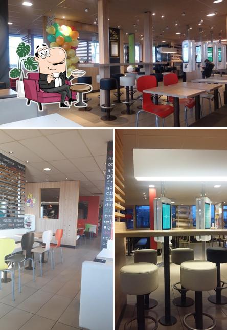 El interior de McDonald's