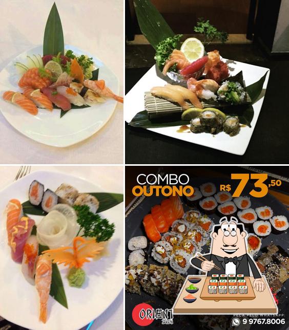 Scegli le varie opzioni di sushi