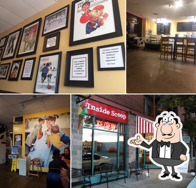 Inside Scoop Creamery, 5654 S Prince St in Littleton Restaurant menu