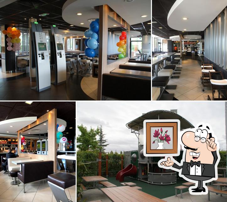 L'intérieur de McDonald's