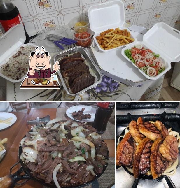 Prove refeições de carne no Estação Brasil Restaurante e Pizzaria