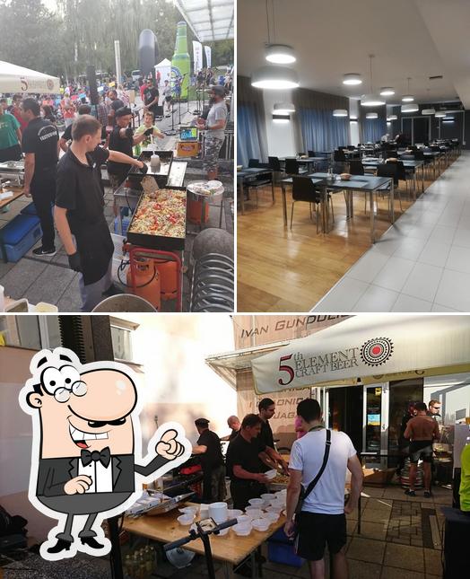Gli interni di Restoran i caffe bar "Vrata Slavonije"