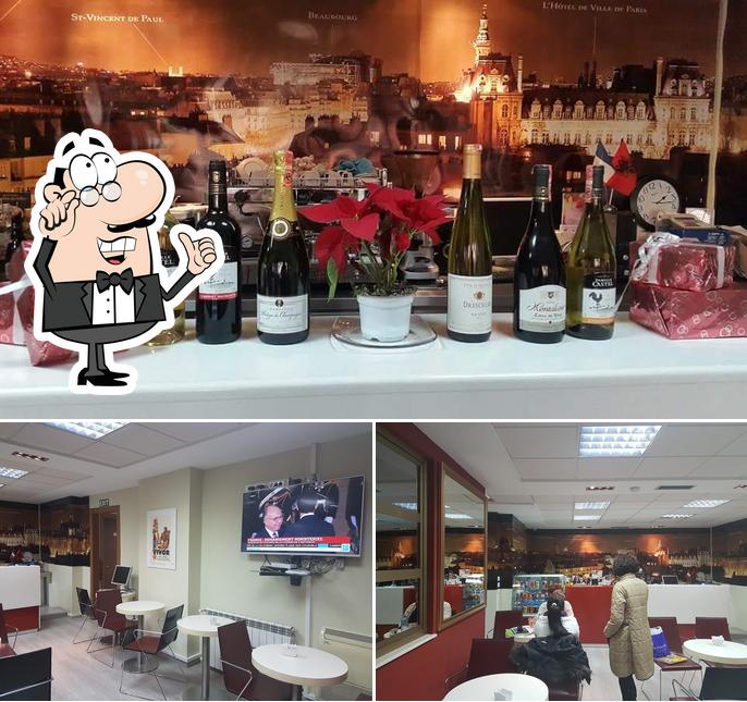 Among different things one can find interior and alcohol at Aleanca Franceze e Tiranës