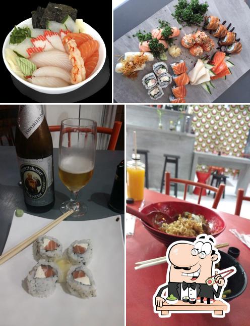 Presenteie-se com sushi no Koiaki Sushi Shop