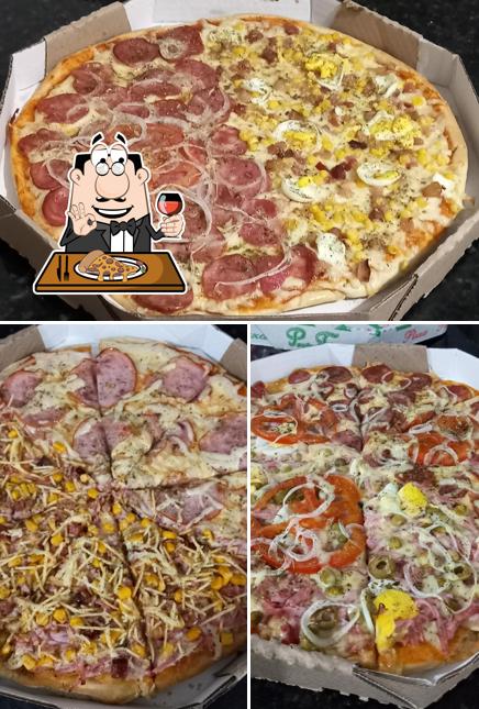 Escolha diferentes estilos de pizza