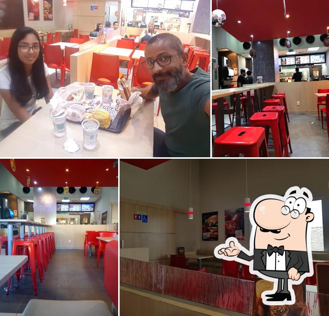 Veja imagens do interior do Burger King