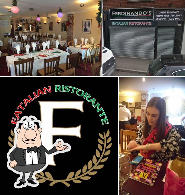 The interior of Ferdinando's Eatalian