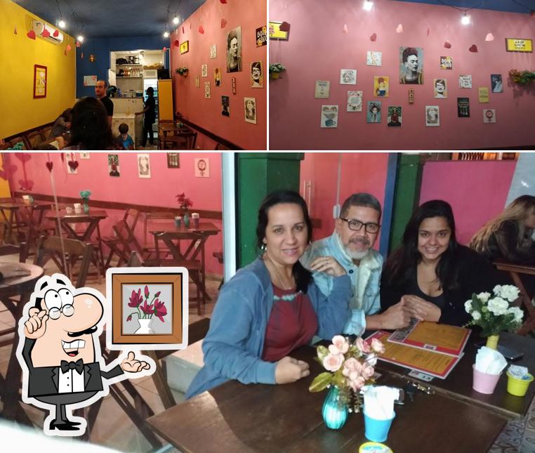 O interior do Frida Gastrô