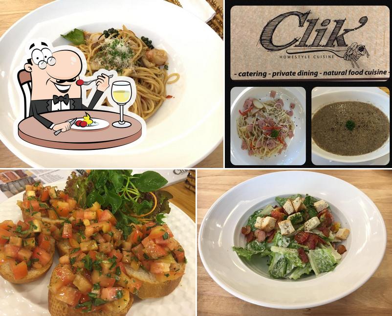 Еда в "Clik, Homestyle Thai Western Fusion Cuisine"