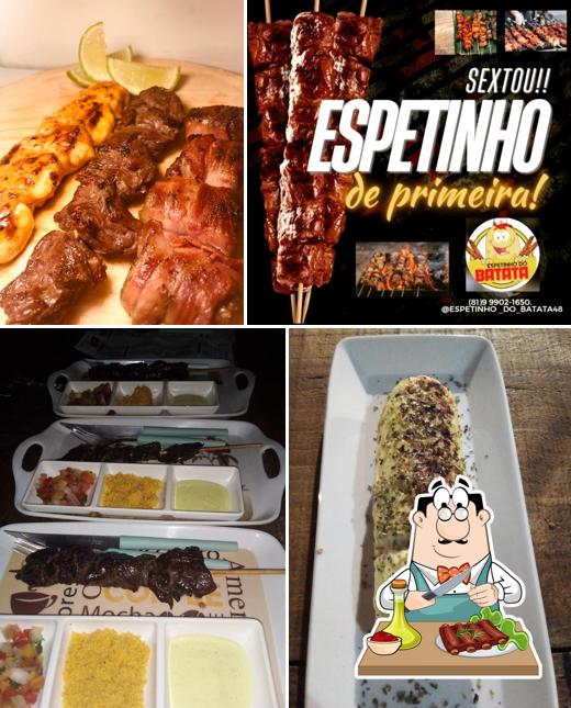 Costelas de porco em Espetinho da 48