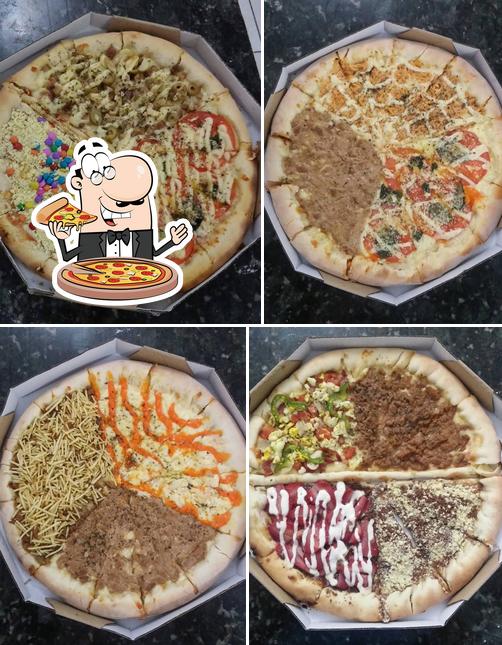 Consiga diversos variedades de pizza