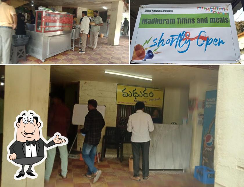 The interior of Madhuram tiffins and meals