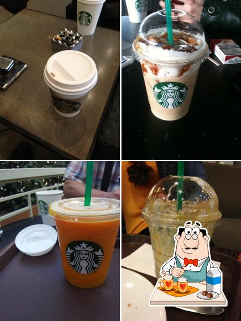 Starbucks provides a number of drinks