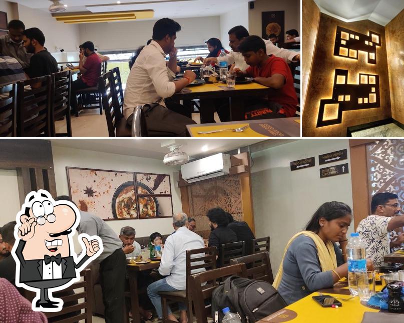 The interior of Kareem's Kitchen- Tilakwadi