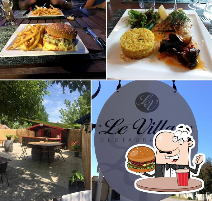 Les hamburgers de Restaurant Le Village will conviendront différents goûts