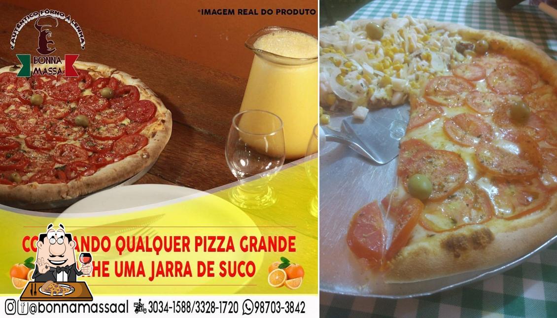 Consiga diferentes variedades de pizza