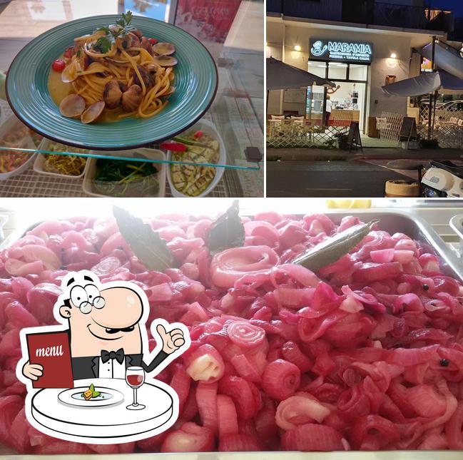 Tra le diverse cose da Ristorante Maramia si possono trovare la cibo e interni