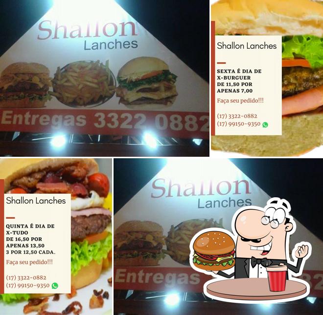 Os hambúrgueres do Shalon Lanches irão satisfazer diferentes gostos