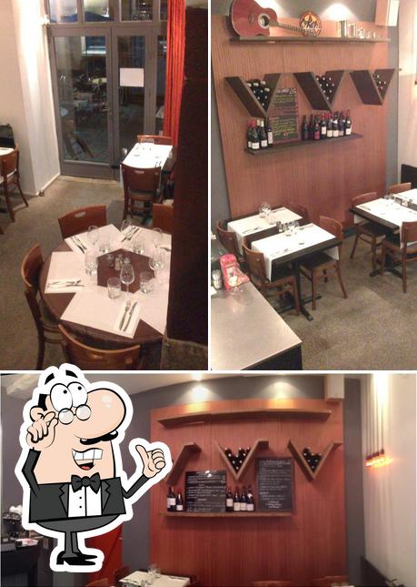 L'intérieur de Restaurant Le Bistro Volney en centre-ville de Rennes