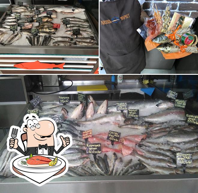 "Лосось Маркет" предоставляет блюда для любителей морепродуктов