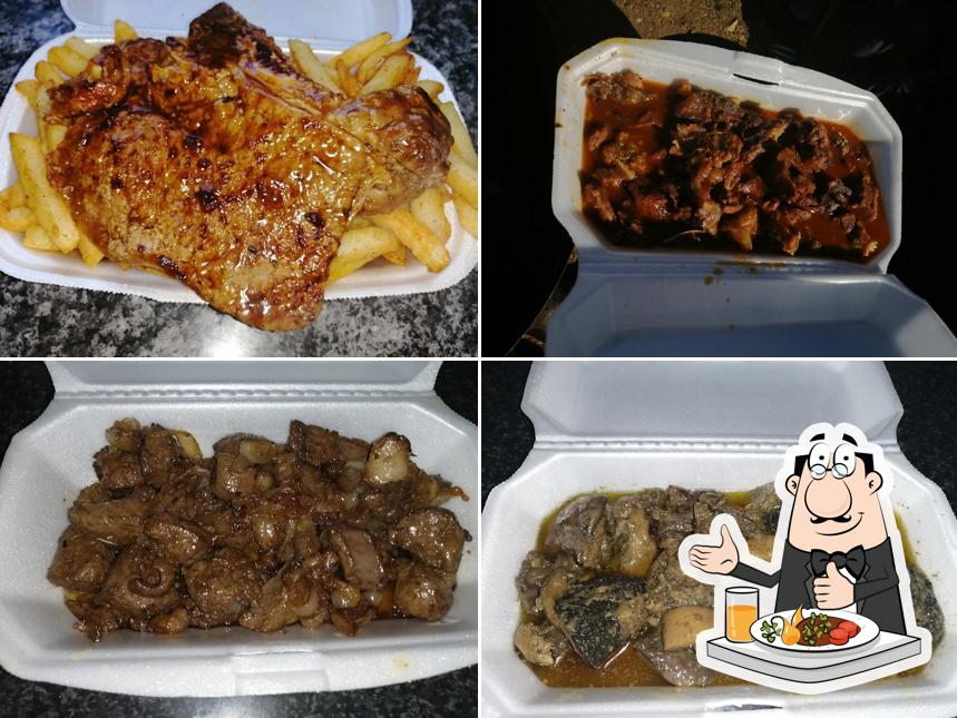 Food at Mtheza's Kitchen & Car Wash