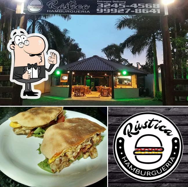 Here's a pic of Rústica Hamburgueria