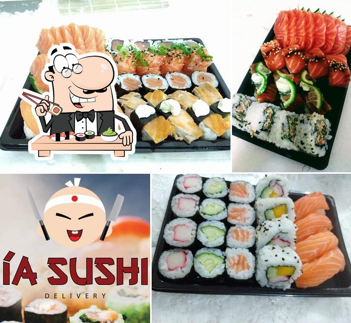 Experimente diversas opções de sushi