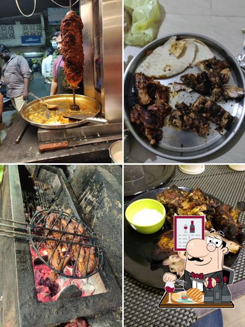 Charcoal Sutta Kozhi offers meat dishes