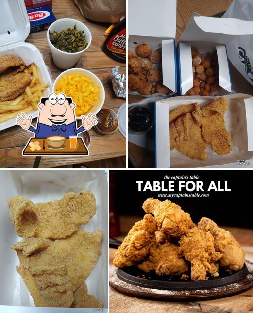 The Captain's Table Fish and Chicken in Westland - Restaurant menu and ...