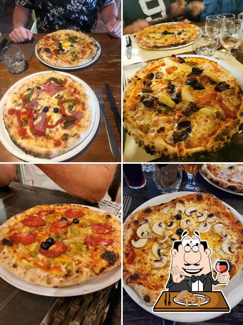 Choisissez des pizzas à Restaurant A Suliata