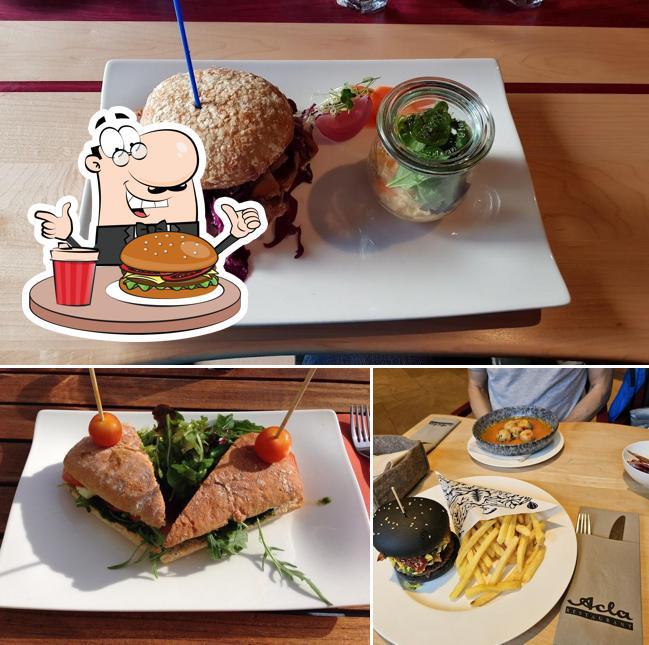 Concediti un bell'hamburger a Restaurant Acla