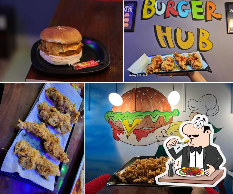 Pulled pork sandwich at BurgerHub