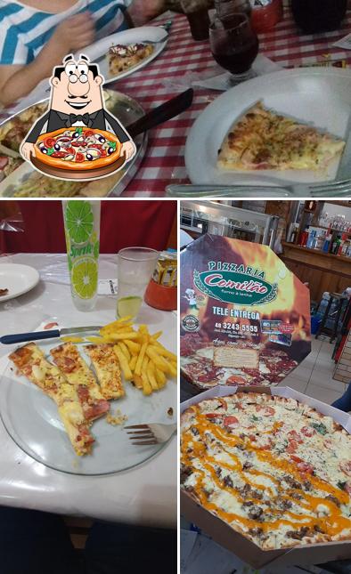 Consiga pizza no Pizzaria Comilão Biguaçu