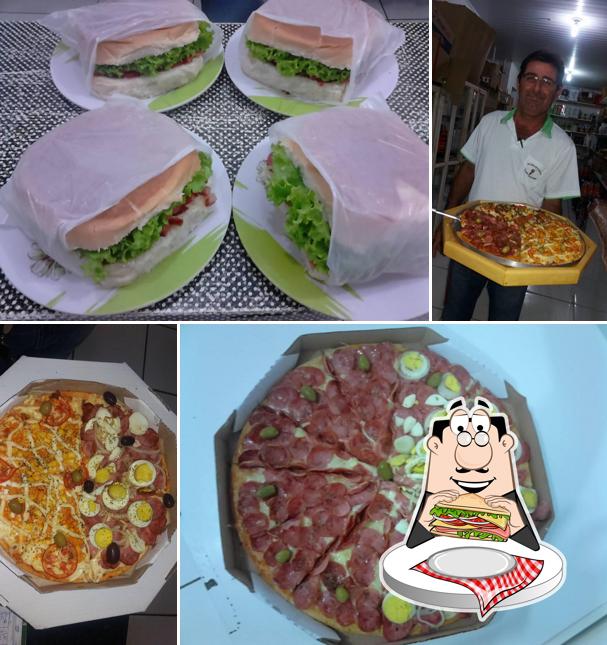 Clube sanduíches em Pizzaria Luz Divina