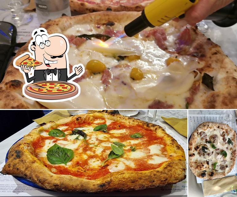 Ordina tra le molte varianti di pizza