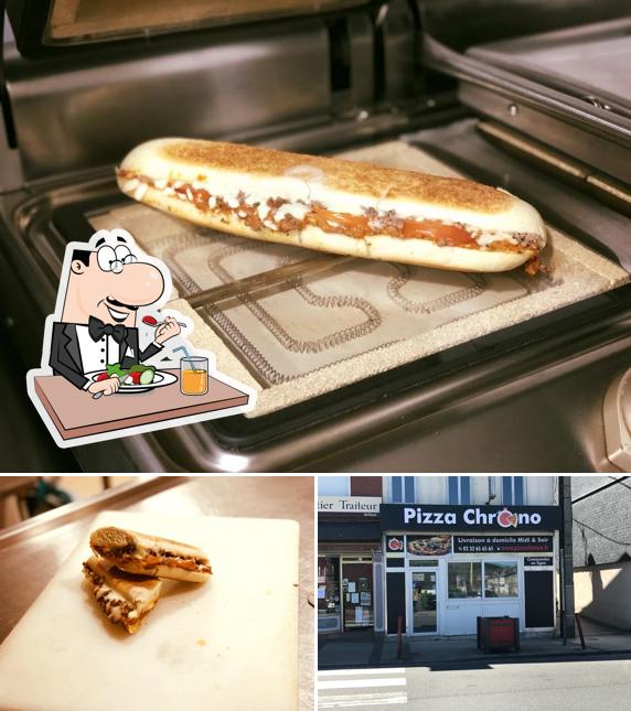 La photo de la nourriture et extérieur concernant Pizza Chrono Lillebonne