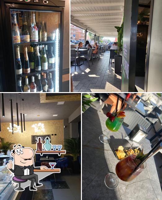 Gli interni di Trecento Bar & Lounge