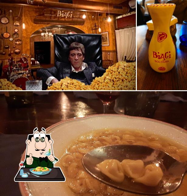 Maccheroni al formaggio al Ristorante Biagi