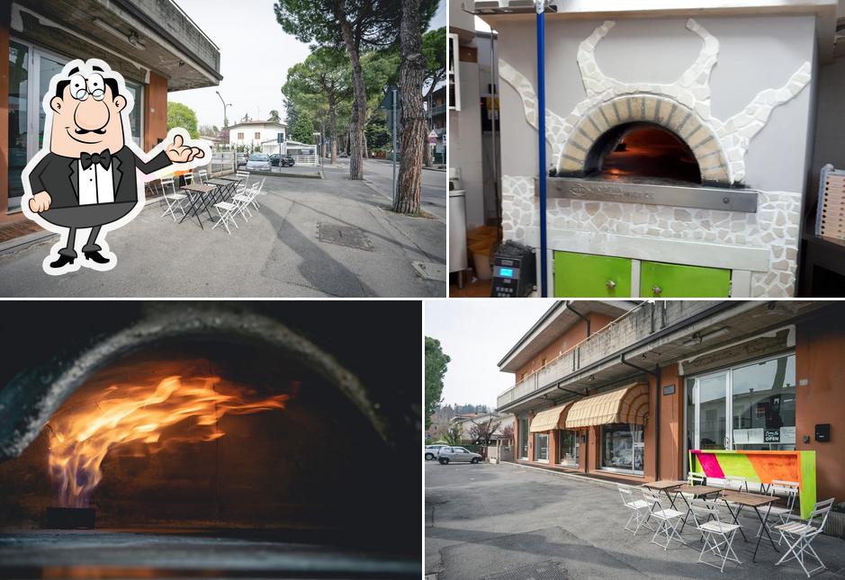 Gli interni di Pasti Pizza Meldola