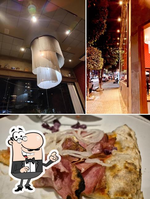A foto a Dona Firmina Pizzaria’s exterior e comida