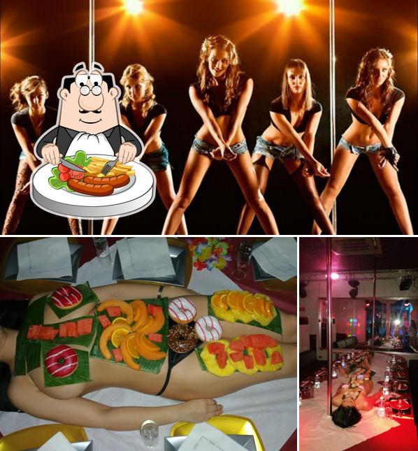 Cibo al Lapdance Sixth Sense (con body sushi)