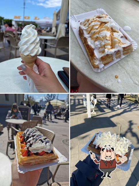 Ice cream at Gofry pod Arkadami