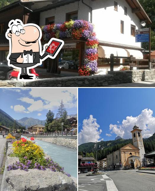 Goditi la vista dagli esterni di Cafè du Centre