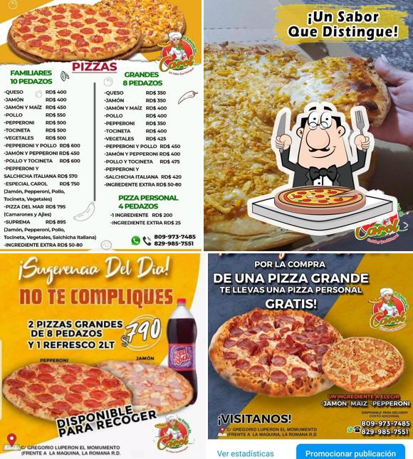 Отведайте пиццу в "La Esquina De Carol"