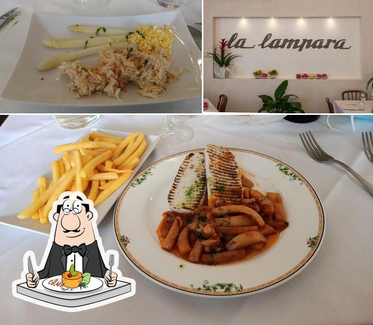 La immagine di cibo e interni da Trattoria La Lampara